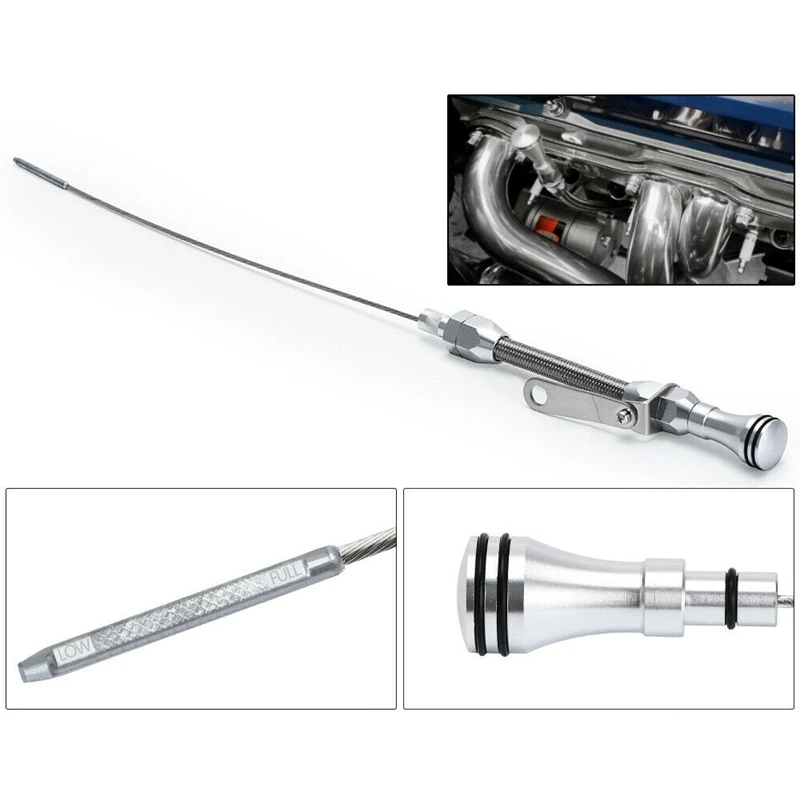 

Для Pre-79 раннего SBC Chevy 265 283 327 350 дисковод для гибкого масляного щупа двигателя