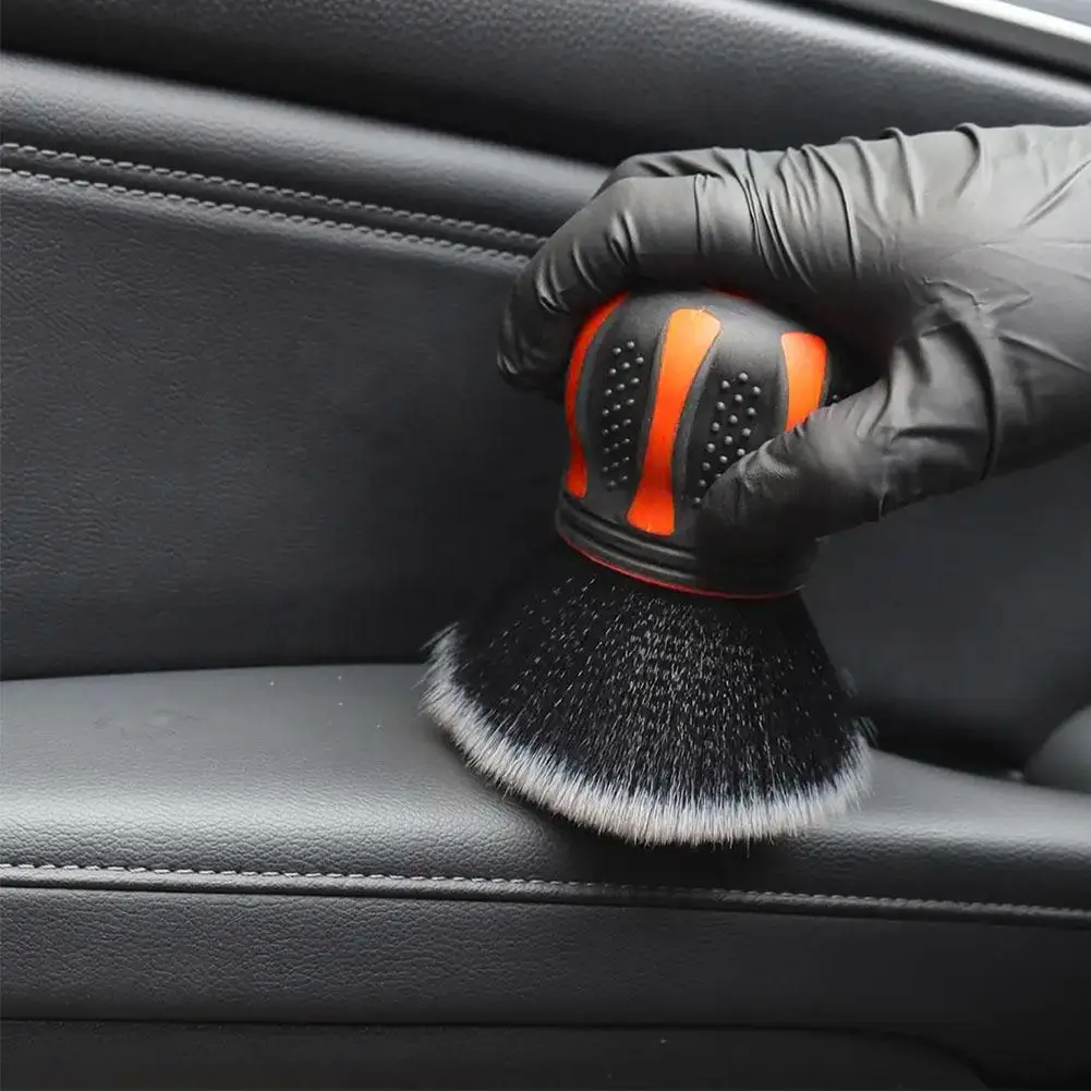 1/2PC Premium-Auto-Detaillierungsbürste mit weichen Borsten und Kugelgriff zum Stauben großer Bereiche – Detail 15