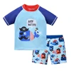 Kids Boy Swimsuit Cool Print 2 Pcs/lot 1-7 Years Summer Children Board Shorts Children Boys Swimwear Beach Surfing 2