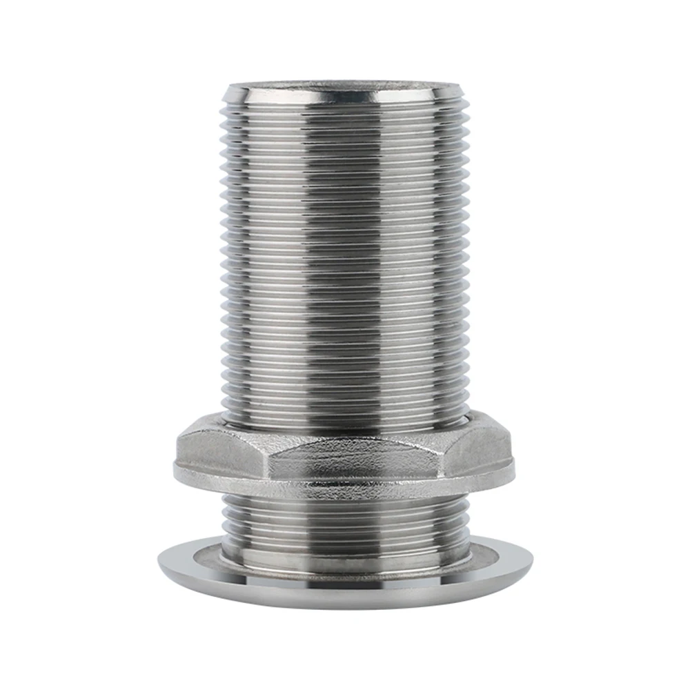 Boat Thru-Hull Plumbing Fitting 316 Stainless Steel Drain Connector Water Drain Outlet for Interior Diameter Hose for Boat Yacht 4