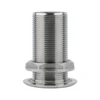 Boat Thru-Hull Plumbing Fitting 316 Stainless Steel Drain Connector Water Drain Outlet for Interior Diameter Hose for Boat Yacht 4