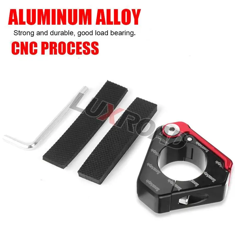 CNC Helmet Hook Holder Motorcycle Glove Support Storage Bag Hanger 21-28mm Handlebar Bicycle Scooter Multi-functional Accessorie