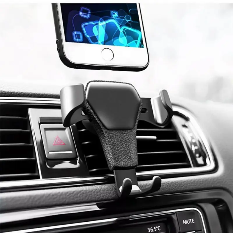

Universal Gravity Auto Phone Holder Car Air Vent Clip Mount Mobile Phone Holder CellPhone Stand Support Smartphone Voiture