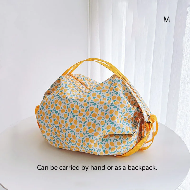 Elegant Japanese-Style Folding Travel Handbag - Multi-Purpose Shopper