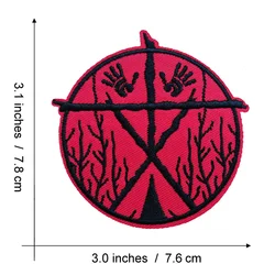 Biohazard Symbol Horror Movie Embroidery Patch - Psycho Clown Halloween Clothing Accessory (Blair  witch)