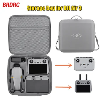 핸드백 여행용 PU 여행 가방, DJI 에어 3 통합 운반 케이스, 어깨 스트랩 포함, 드론 RC 2 RC-N2 액세서리