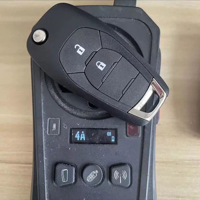 Used GM Remote Start Fob OEM GM Chevy Flip Key Switchblade Remote Fob Transmitter 13500221 Uncut Blade - Foto 12