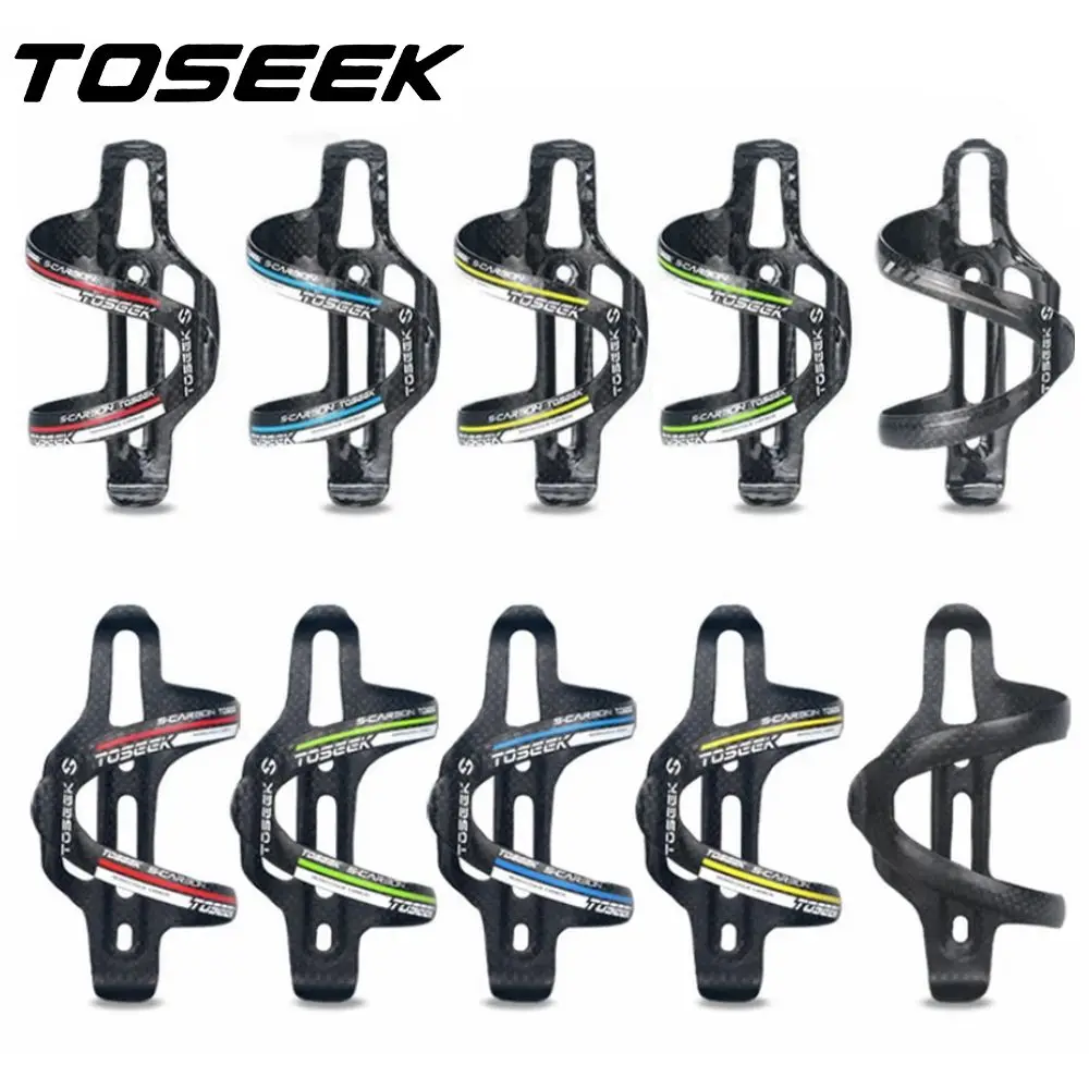

Карбоновая бутылочка для воды TOSEEK, держатель для велосипеда, аксессуары для горного велосипеда, левый и правый