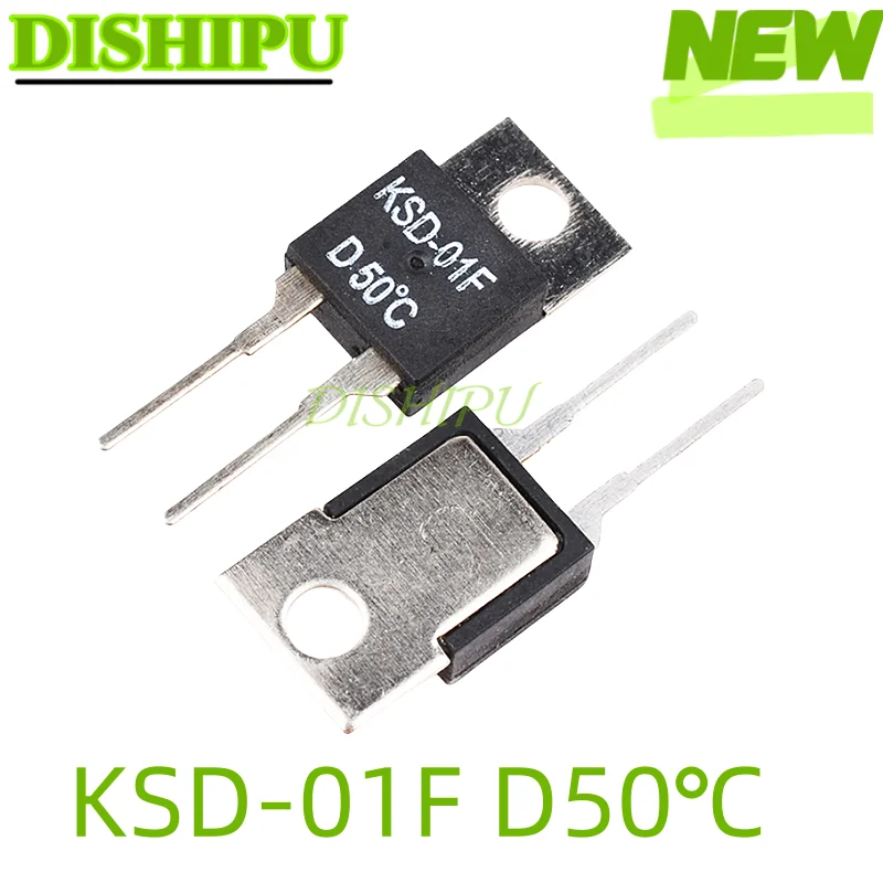 5 Stück, Ksd-01F Juc-31F Temperaturschalter-Relais, normalerweise geschlossen, Thermosteuerung, offen, 40/45/50/70/80/95/100/110/120/125/130, Grad – Detail 5