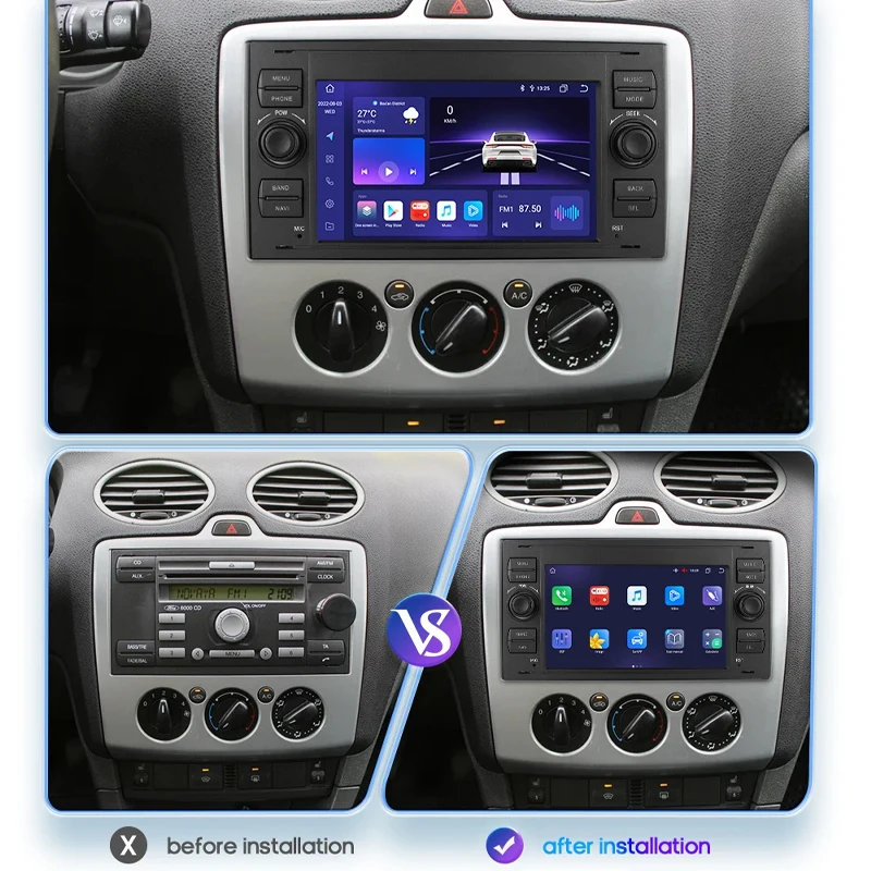 Lelv  Ŀ 󵥿 S-max C-max   ǿŸ ǻ ڵ Ƽ̵ ī÷, ȵ̵ 12 2Din, 4G Ʈũ , 7 ġ