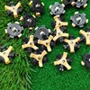 14pcs Golf Shoe Spike Sports Spike Screw Golf Shoe Spikes Replacements Metal Thread Spikes Cleats Fits Most Sports Shoes Yellow 5