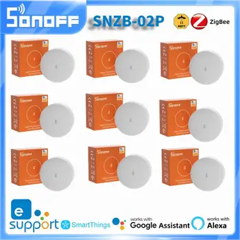 Sonoff SNZB-02P Zigbee Temperature And Humidity Sensor High Accuracy Smart Home Support Zigbee2mqtt Google Home Assistant Alexa 1