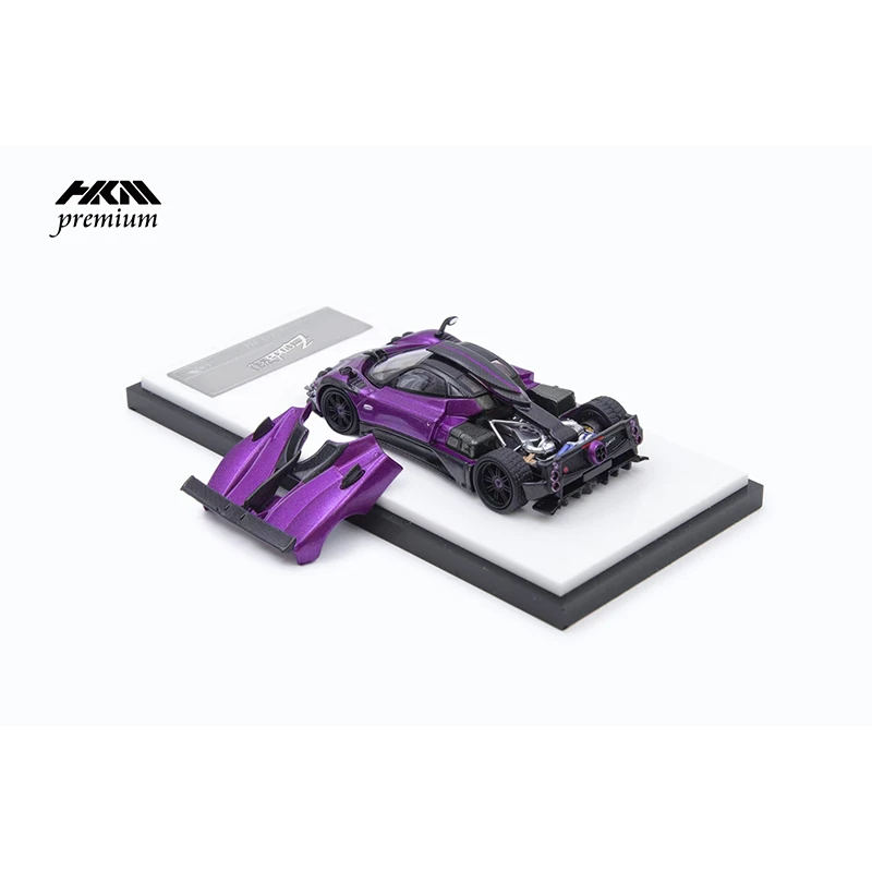 HKM In Stock 1:64 Zonda 760 LH Openable Hood Diecast Diorama Car Model Collection Miniature 4