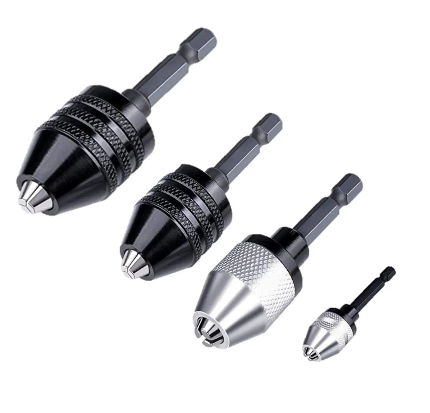 Drill Chuck Adapter 0.3-8mm Mini Jaw Quick Change Keyless Drill Bit Holder Clamp Fixing Device Electric Hex Shank Adaptor