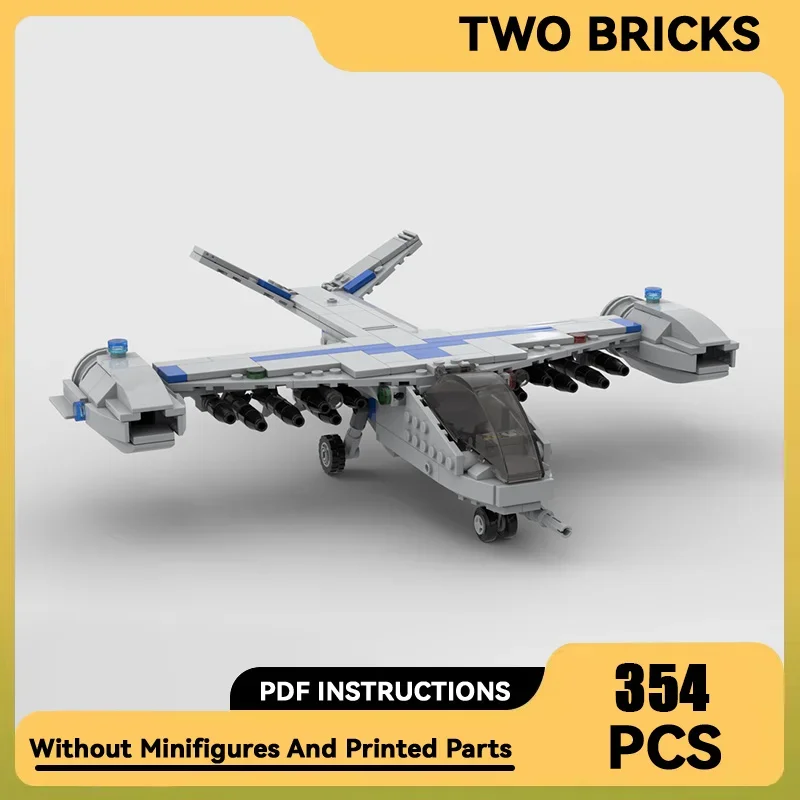 

Moc Building Bricks Military Aircraft Model Attack Tilt Fighter Jet Technology Blocks Gifts Christmas Toys DIY Sets Assembly