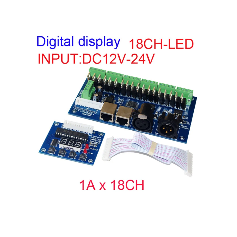 dmx-18ch-led-display-digitale-led-decoder-dmx512-xrl-3p-rj45-led-dimmer-controller-drive-per-luci-di-striscia-rgb