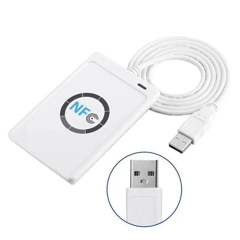 USB ACR122U 비접촉식 스마트 카드 ACR-122U 액세스 카드 복사 판독기, IC 속성 엘리베이터, 암호 해독 복사기, 13.56MHZ
