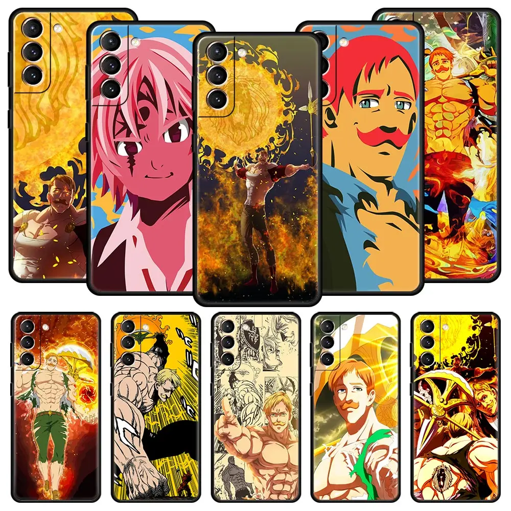 

Escanor The Seven Deadly Sins Phone Case For Samsung Galaxy S23 S22 Ultra S20 S21 FE 5G S10 S9 Plus S10E S8 S7 Edge TPU Cover