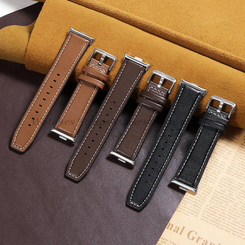 Premium Leather Watch Strap for Smartwatches - Elegant Sports Accessory