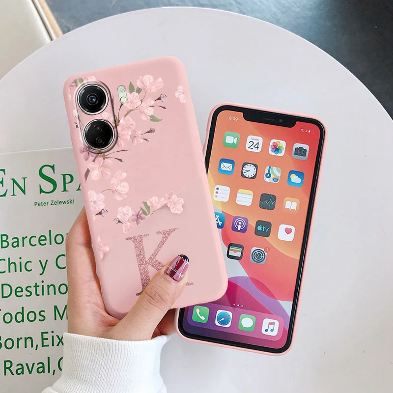 Chic Floral Shockproof Soft Silicone Phone Case - Cute Flower Design Protector