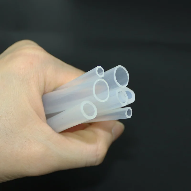Food Silicone Pipe Tube Hose Transparent Flexible Nontoxic High Temperature Resistant Water Dispenser Peristaltic Pump Household