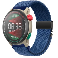 Nylon Braided Strap with Parachute Buckle Bracelet - 22MM Width Band (Blue)