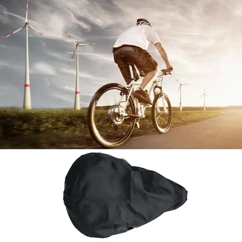 Wasserdichter Fahrradsitzbezug, Regenschutz für Fahrradsattel, elastisch, staub- und regenbeständig, UV-Schutz, Outdoor-Fahrradzubehör – Detail 10