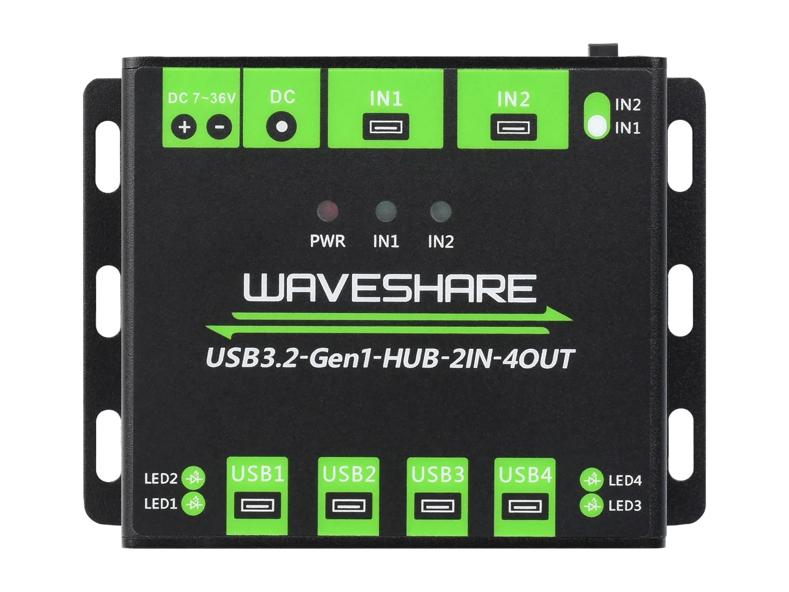 USB 3.2-Gen1-HUB-2IN-4OUT,   USB , 4x USB 3.2 Ʈ Ȯ,  ȣƮ,  ȣ