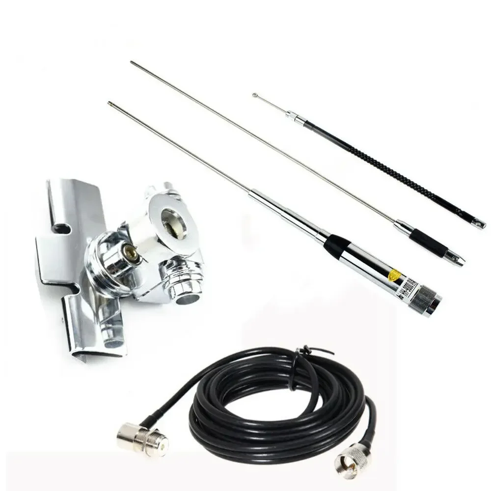 HUAHONG-HH9000-Antenna-Kit-Quad-Band-Extend-Cord-Bracket-Clip-PL259 ...