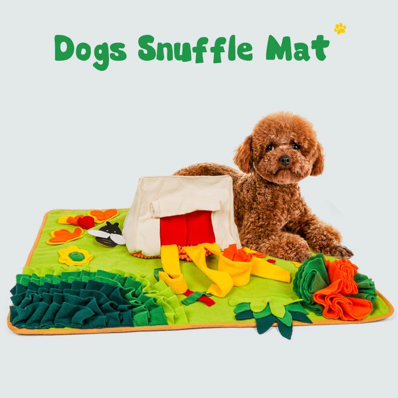 Pet Snuffle Feeding Mat Dog Cat Hidden Food Mats Dogs Sniffing Training Game Blanket Puppy Bite Resistant Educational Toys