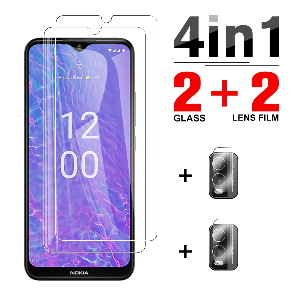 Protezione Dello Schermo Dell'Obiettivo Antigraffio 4 In1 Per Nokia C210 2023 Nokiac 110 G310 Vetro Protettivo Nokiac210 110 4G G 310 310G 5G