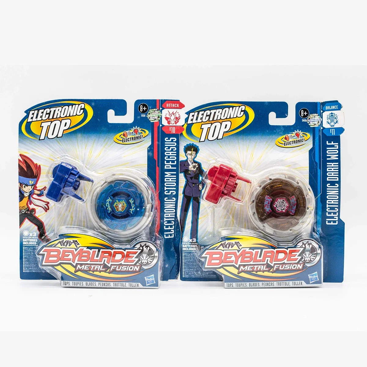 Hasbro Beyblade Metal Fusion Tops Toy Electronic Gyro WBBA B11 Dark Wolf  Balance B10 Storm Pegasus Attack Collection Gifts - AliExpress, image size:1200x1200