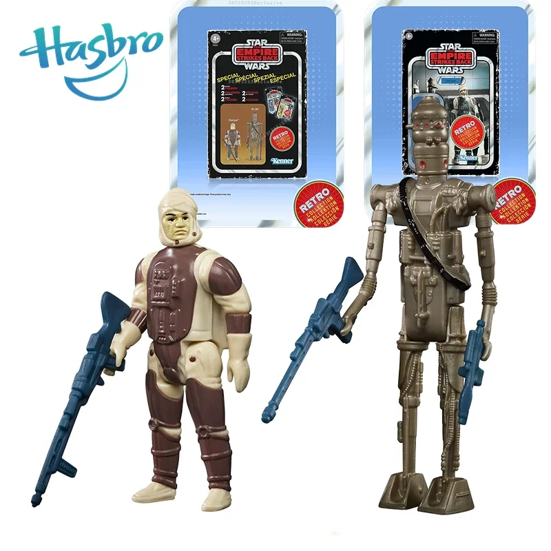 

В наличии Hasbro Звездные войны Kenner, ретро Кат и IG-88 3,75, фигурка модели, коллекция игрушек, подарок для хобби F5561