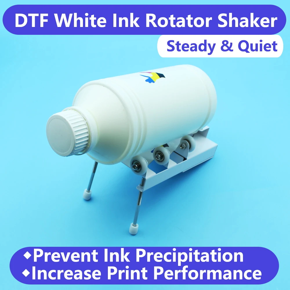 DTF White Ink Rotator Prevent Ink Deposition UV DTG DTF White 1000ML Bottle Shaking To Avoid Precipitation Sediment Kit
