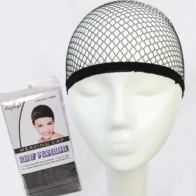 Nylon Mesh Weaving Black Wig Hair Net With Elastic New Fashion Hairnet Mesh Wig Caps Weaving Wig Cap & Hairnets for Women