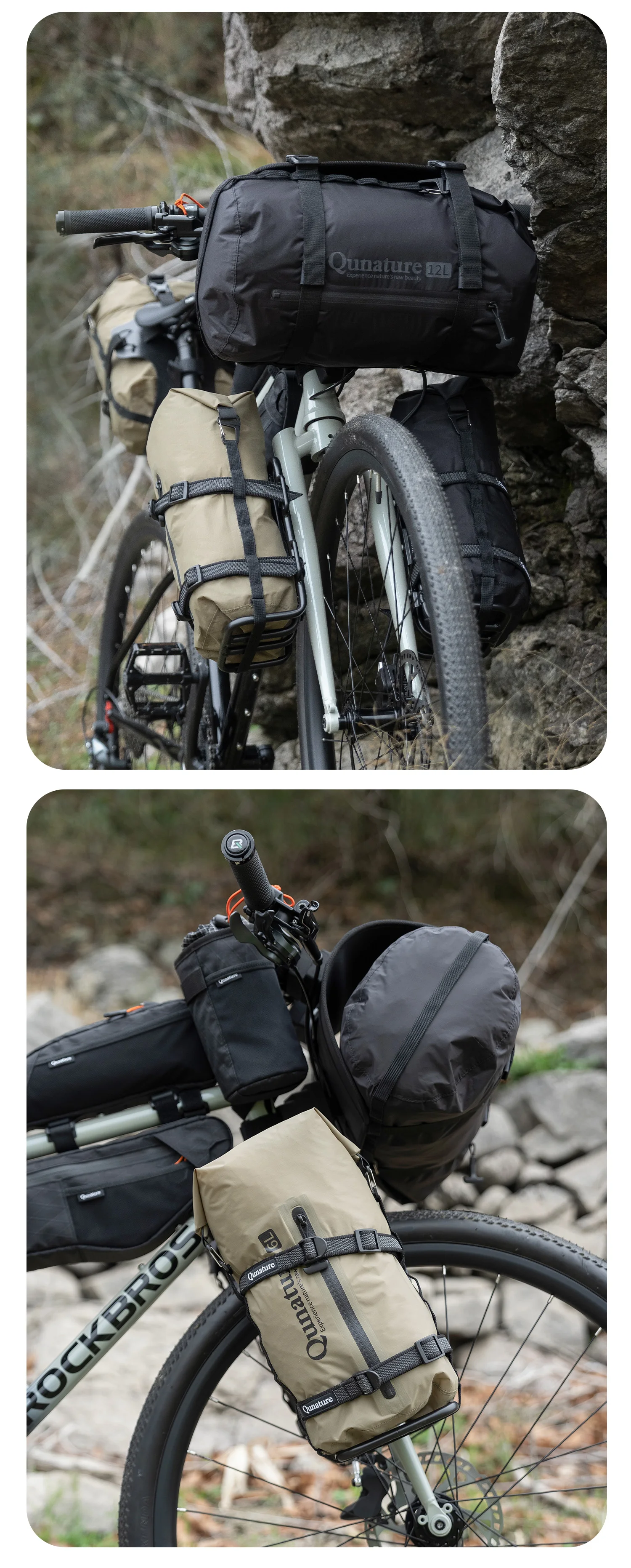 wasserabweisende Nylon-Fahrradtasche