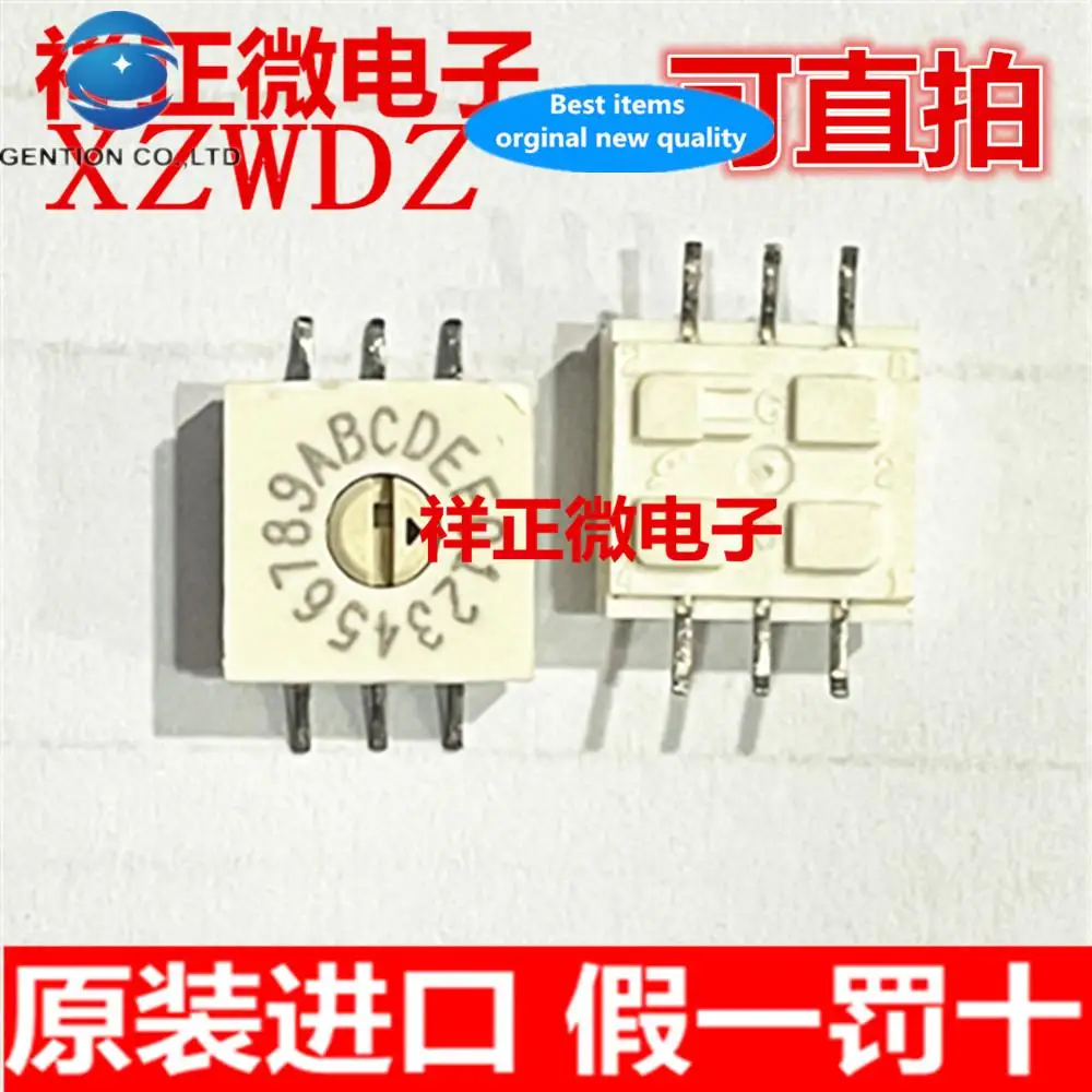 10 Pz Originale Nuovo 94 Hab16Wrt 0-F 16-Bit Rotary Dial Code Switch Patch 6 Piedi