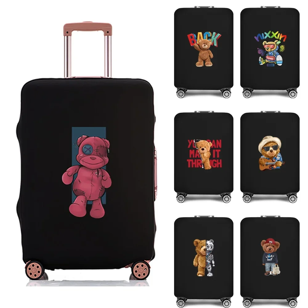 Luggage Cover Luggage Cover Travel Suitcase Cover Luggage Protective Covers Dust-Proof Travel Accessories Elastic Suiteble 18-32Inch Suitcase