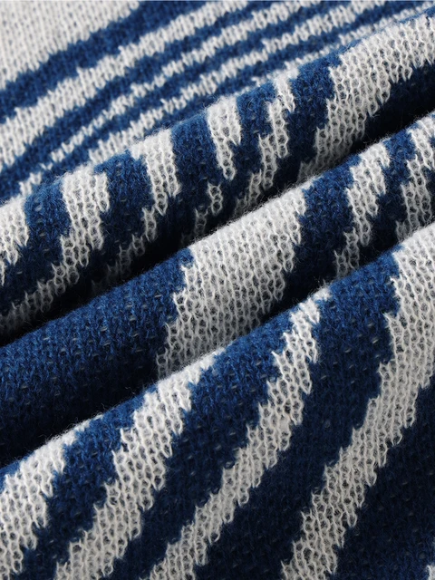 Swirl Pattern Pullover Sweater 15