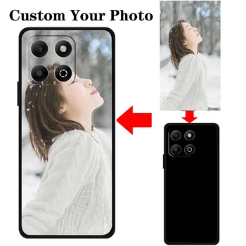 Custodia fai da te personalizzata per Samsung Galaxy A17 A57 A37 A27 A07 A07 17, cover nera per telefono, guscio protettivo, funda, capa
