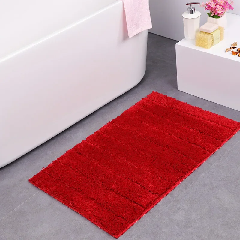 

Household solid color door bathroom non-slip carpet yellow