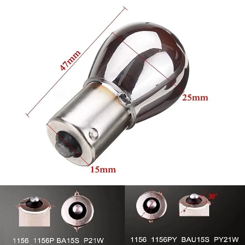 ڵ      õ, ǹ ڹ , PY21W S25 BAU15S LED P21W BA15S 1156 1157 BAY15D BAZ15D, 12V 21W, 1 