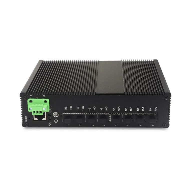 

For 10 Gigabit Management Industrial-Grade Optical Fiber Switch 8 Optical Interface Configuration Can Be Changed