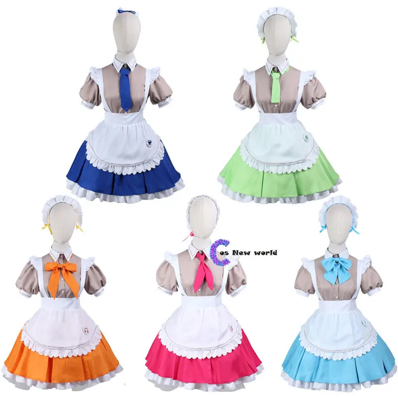 

Anime LoveLive Superstar Liella Cosplay Costume Shibuya Kanon Tang Keke Hazuki Ren Maid Dress Halloween Uniforms Princess