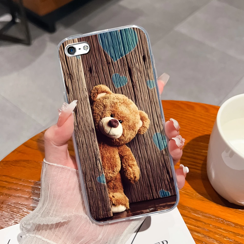 Elegant Ink Painting Soft Clear Silicone Phone Case - Premium Back Cover