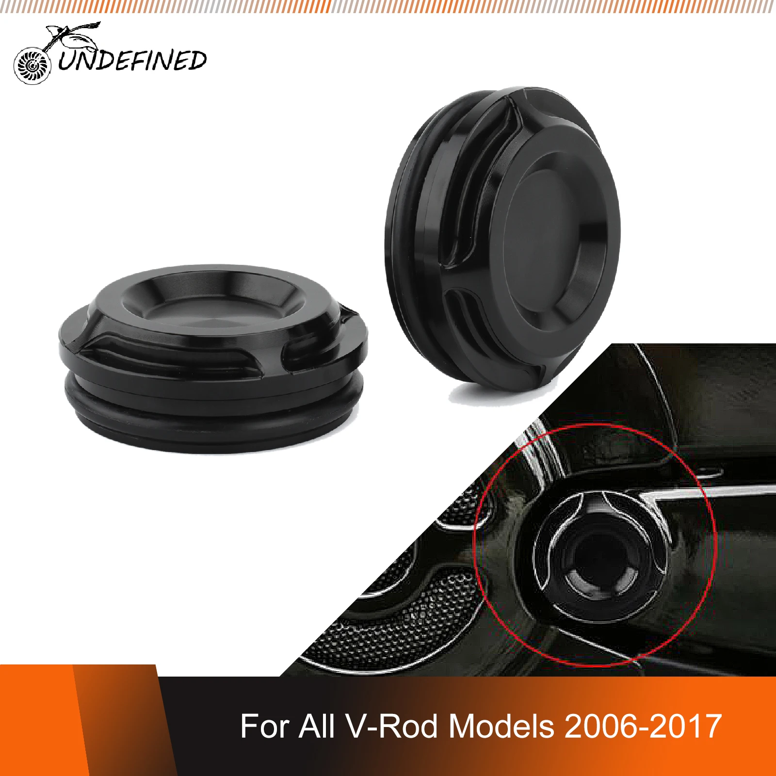 

Motorcycle Swingarm Pivot Bolt Cover Cap Black Fits for Harley V-Rod Muscle VRSCF VRSCD Street Rod VRSCR 2006-2017