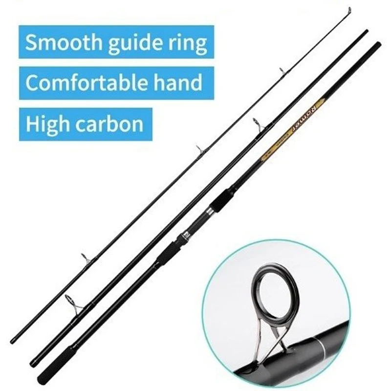 New High Carbon Carp Fishing Rod 3.6m 3.9m 4.2m 4/5/6 Section Feeder Surf  Rods Long Casting Boat Fishing Spinning Rod Tackle - AliExpress