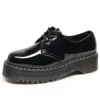 Aiping 1461 Thick Bottom 3-hole Women's Low Top Authentic Leather Mirror Round Toe Flats Short Boots For Students Summer Wear 1