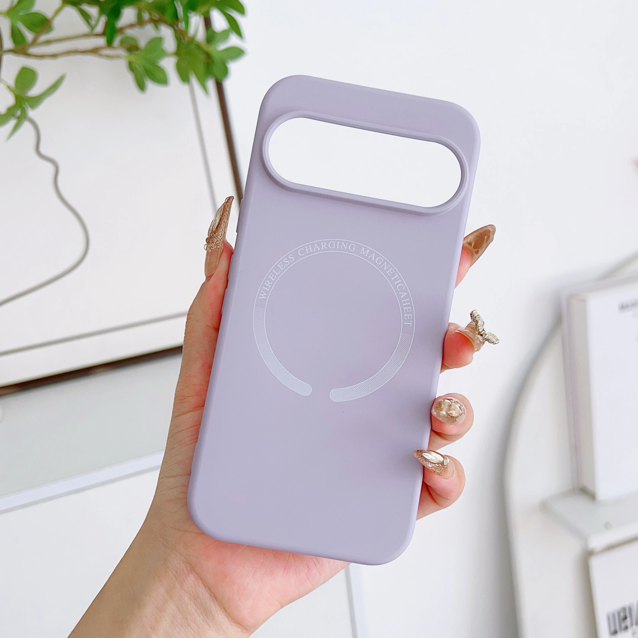 Armour Soft Silicone Magnetic Shockproof Matte Phone Case with Magsafe Compatibility