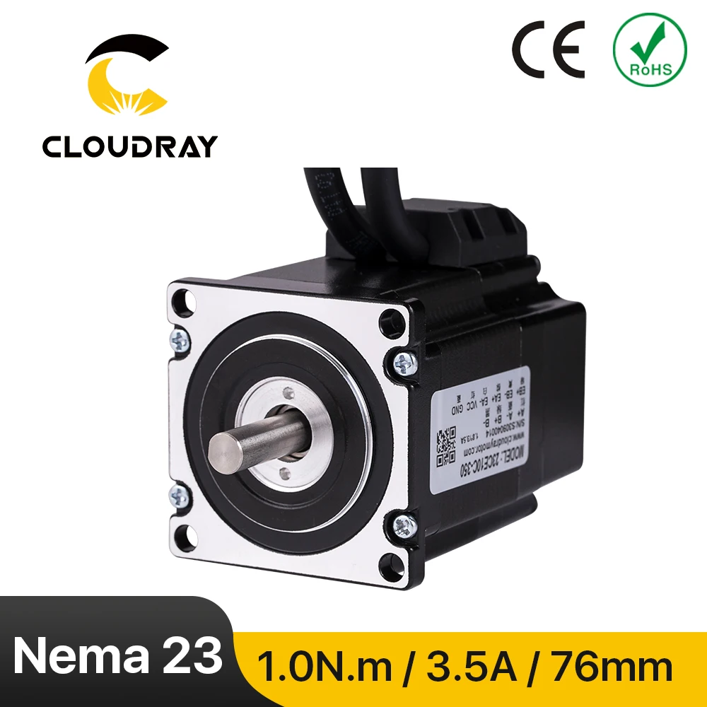 Cloudray Nema 23 스테퍼 모터, CNC 라우터 조각 밀링 기계용 인코더..